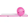 Inflatable Gymnastics Air Mat Set, 2 PCS Tumbling Mat, Tumble Track with Electric Pump, Air Roller Barrel Gymnastics Equipment, Training Mats for Home