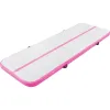Inflatable Gymnastics Air Mat Set, 2 PCS Tumbling Mat, Tumble Track with Electric Pump, Air Roller Barrel Gymnastics Equipment, Training Mats for Home