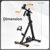 Pedal Exerciser with Adjustable Resistance for Arm and Leg Workout