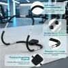 Portable Ab Trainer with Headrest & Foam Handles for Core Training