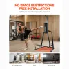 Punching Bag Stand, Steel Heavy Duty Workout Equipment, Boxing Punching Bag Stand, Holds Up to 140 lbs, Freestanding Sandbag Rack with Weighted Base