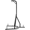 Punching Bag Stand, Steel Heavy Duty Workout Equipment, Boxing Punching Bag Stand, Holds Up to 140 lbs, Freestanding Sandbag Rack with Weighted Base