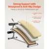 Sit Up Bench, Curved Decline Ab Bench with Reverse Crunch Handle, with 6 Adjustable Height Setting, Heavy Duty Steel