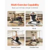 Sit Up Bench, Curved Decline Ab Bench with Reverse Crunch Handle, with 6 Adjustable Height Setting, Heavy Duty Steel