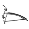Sit Up Bench, Curved Decline Ab Bench with Reverse Crunch Handle, with 6 Adjustable Height Setting, Heavy Duty Steel