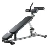 Sit Up Bench, Decline Ab Bench with Reverse Crunch Handle, with 4 Adjustable Height Settings, Heavy Duty Steel, 1000 Lbs Capacity