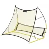 Soccer Rebounder Net, 2-in-1 Soccer Goal Rebounder, Thickened Fiberglass Poles Iron Pipe for Team Solo Control, Passing Practice