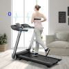 Italian Designed Folding Treadmill with Heart Rate Belt, Fatigue Button & Bluetooth