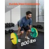 Trap Bar Hex Bar, Open-Ended Frame Hex Barbell, 2-Inch 800 LBS Capacity Shrug Bars with Knurled Grips, Weightlifting and Strength Training Equipment
