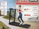 Foldable Under Desk Treadmill with 8% Incline | 3.0 HP Motor & LED Display
