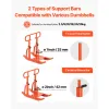 Weight Sled, Steel Power Sled, Fitness Training Sleds for Athletic Exercise Speed Improvement, Workout Equipment with Adjustable Height Handle, Compat