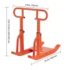 Weight Sled, Steel Power Sled, Fitness Training Sleds for Athletic Exercise Speed Improvement, Workout Equipment with Adjustable Height Handle, Compat