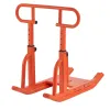 Weight Sled, Steel Power Sled, Fitness Training Sleds for Athletic Exercise Speed Improvement, Workout Equipment with Adjustable Height Handle, Compat