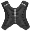 Weighted Vest, 20 lbs Weight Vest with Reflective Stripe, Adjustable Buckle Body Weight Vest for Men Women,  Equipment for Strength Training,