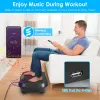 Whole Body Vibration Plate Exercise Machine 1–120 Speed Levels with 2 Resistance Bands, Touch & Remote Control Vibration Platform with Bluetooth USB