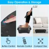 Whole Body Vibration Plate Exercise Machine 1–120 Speed Levels with 2 Resistance Bands, Touch & Remote Control Vibration Platform with Bluetooth USB