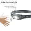 Rechargeable XPG Motion Sensor LED Headlamp | IPX5 Waterproof Outdoor Camping Light