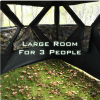 3 Person Portable Pop-Up Ground Hunting Blind With Tie-downs