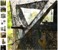 3 Person Portable Pop-Up Ground Hunting Blind With Tie-downs