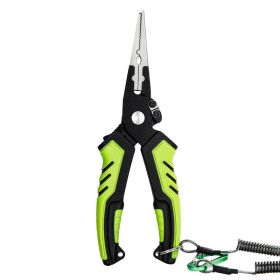 Multifunctional Fishing Shears – Line Cutters & Hook Remover Tool (Accessory Type: Fishing Supplies, Color: Green)