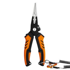 Multifunctional Fishing Shears – Line Cutters & Hook Remover Tool (Accessory Type: Fishing Supplies, Color: Orange)