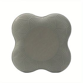 Non-Slip Yoga Knee & Elbow Pads – Thick Cushioned Fitness Support (Color: Grey)