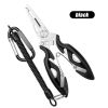 Stainless Steel Fishing Pliers with Line Cutters & Curved Nose
