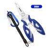 Stainless Steel Fishing Pliers with Line Cutters & Curved Nose