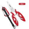 Stainless Steel Fishing Pliers with Line Cutters & Curved Nose
