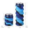 480ml Foldable Silicone Water Bottle for Travel, Fitness & Outdoors