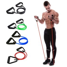 5-Level Resistance Bands with Handles for Home Workouts (Color: Yellow-10LB)