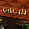 10-Piece Painted Ball Head Jig Hooks for Soft Fishing Baits for Bass, Trout, Freshwater or Saltwater