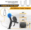 Adjustable Boat Trailer Winch Post with Roller