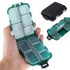 10-Compartment Fishing Tackle Box – Compact Hook & Bait Organizer