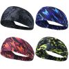 Camo Sports Headbands for Running, Yoga & Sweat Absorption