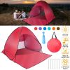Versatile Pop-Up beach, camping, fishing, and outdoor shelter tent – UPF 50+ Sun Shelter
